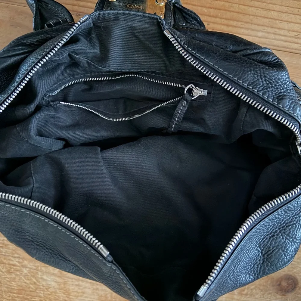 Chloe Black Paddington Leather Shoulder Bag - Picture 12 of 16